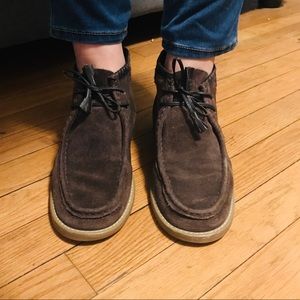 JACK ROGERS Brown Suede Moccasin Boots Booties 8